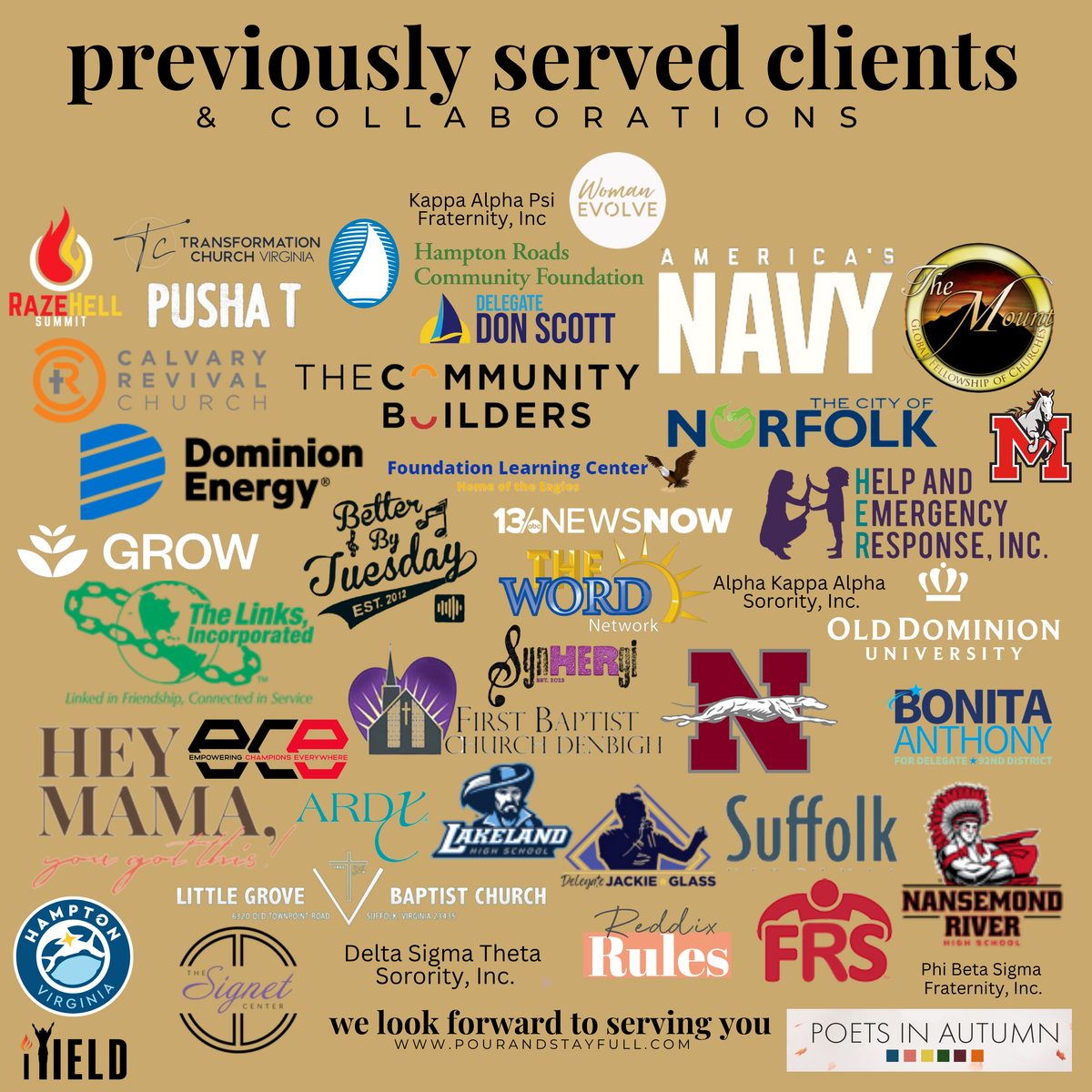 Pour & Stay Full — work preview